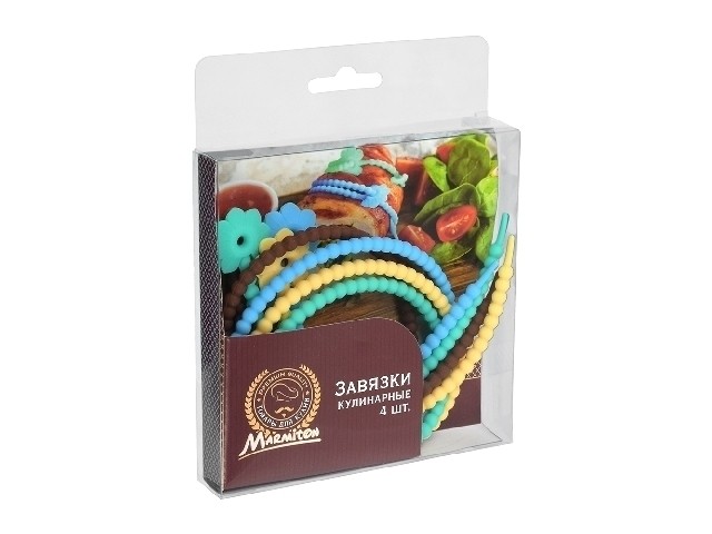 Завязки для кулинарии из силикона 43 см 4шт /уп  MARMITON 12109